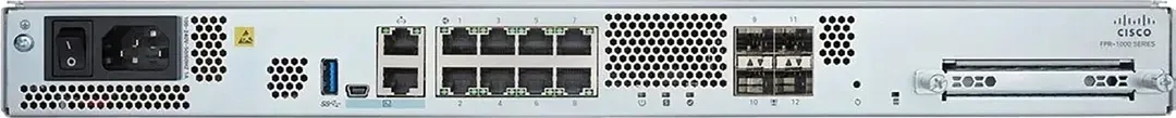 Cisco FPR1120-ASA-K9 tường lửa 1U 8 cổng RJ45 4 SFP chạy Cisco ASA