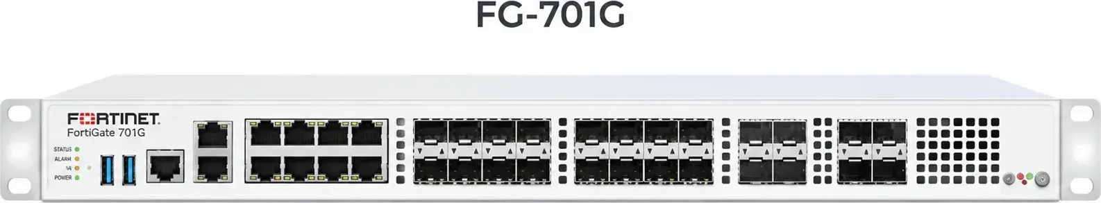 Hình vector mặt trước Fortinet FG-701G (ảnh minh hoạ)