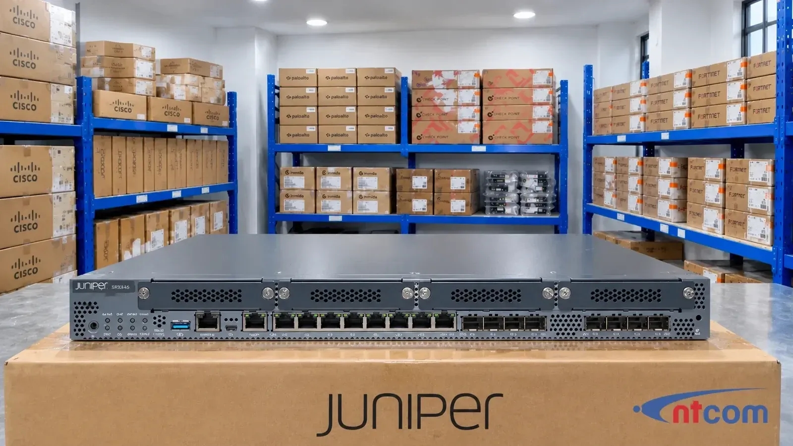 Juniper SRX345 tại kho NTCOM (ảnh minh hoạ)