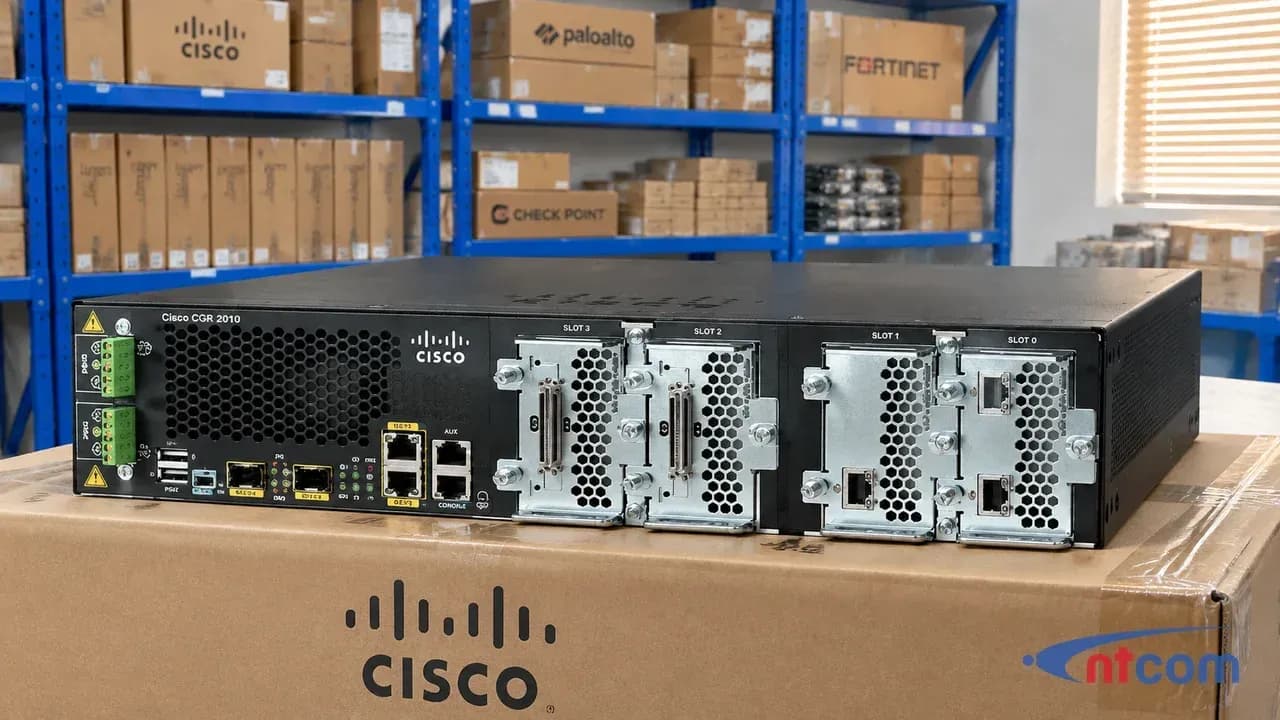 Cisco CGR2010-K9 tại văn phòng NTCOM (ảnh minh hoạ)