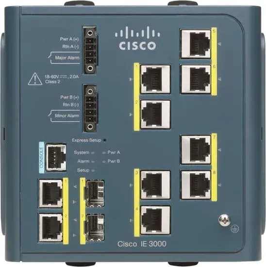 Cisco IE-3000-8TC-E switch công nghiệp Layer 3 DIN-rail 8 cổng (EoS)