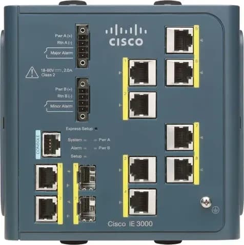 Cisco IE-3000-8TC switch công nghiệp DIN-rail 8 cổng, 2 uplink (EoS)