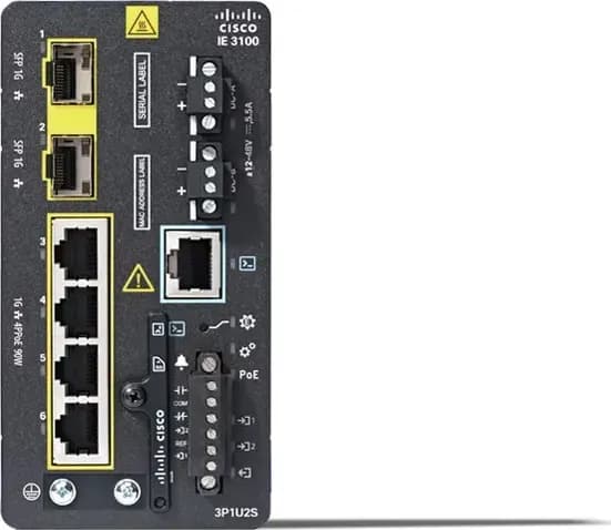 Cisco Catalyst IE-3100-3P1U2S-E mặt trước