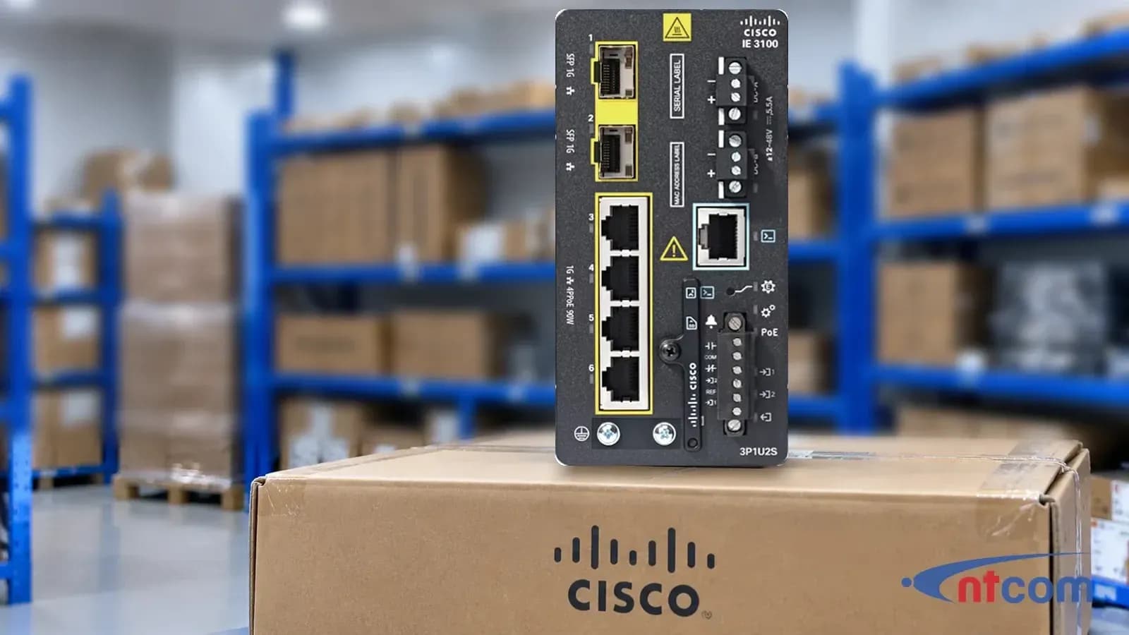 Cisco IE-3100-3P1U2S-E tại văn phòng NTCOM (ảnh minh hoạ)