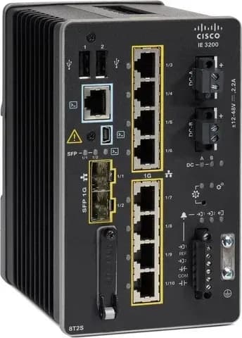 Cisco IE-3200-8T2S-E switch công nghiệp DIN-rail 10 cổng Gigabit