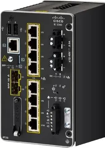 Cisco IE-3300-8P2S-E switch công nghiệp DIN-rail 10 cổng PoE+ Network Essentials