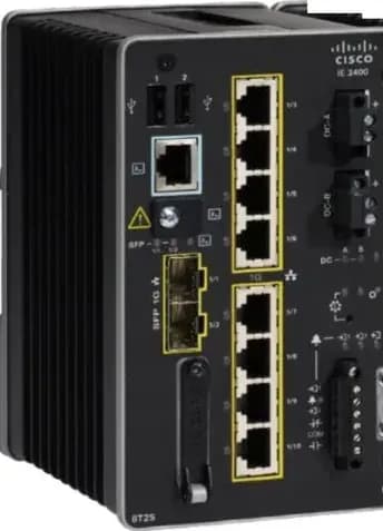 Cisco Catalyst IE-3400-8T2S-A mặt trước