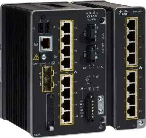 Cisco Catalyst IE-3400-8T2S-E mặt trước