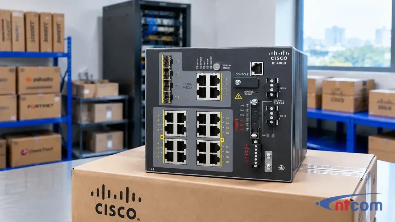 Cisco IE-4000-16T4G-E tại kho NTCOM (ảnh minh hoạ)