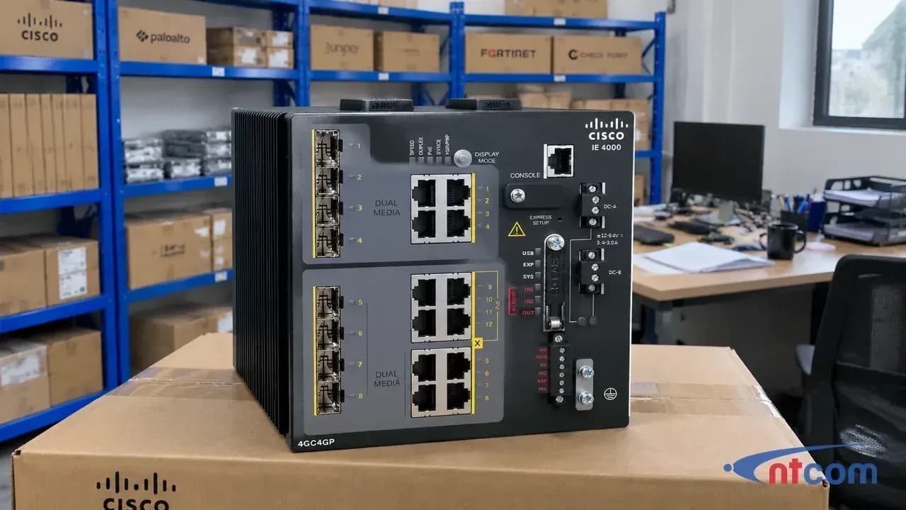 Cisco IE-4000-4GC4GP4G-E tại văn phòng NTCOM (ảnh minh hoạ)