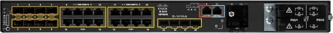Cisco Catalyst IE-9310-16P8S4X-A mặt trước