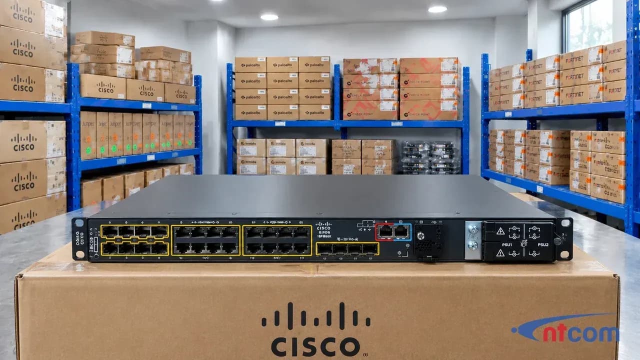 Cisco Catalyst IE-9310-16P8S4X-A tại văn phòng NTCOM (ảnh minh hoạ)