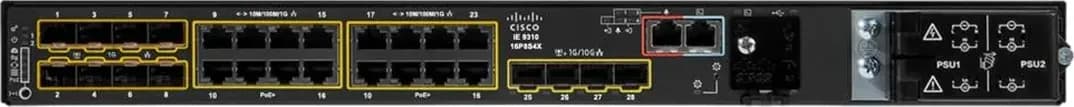 Cisco Catalyst IE-9310-16P8S4X-E mặt trước