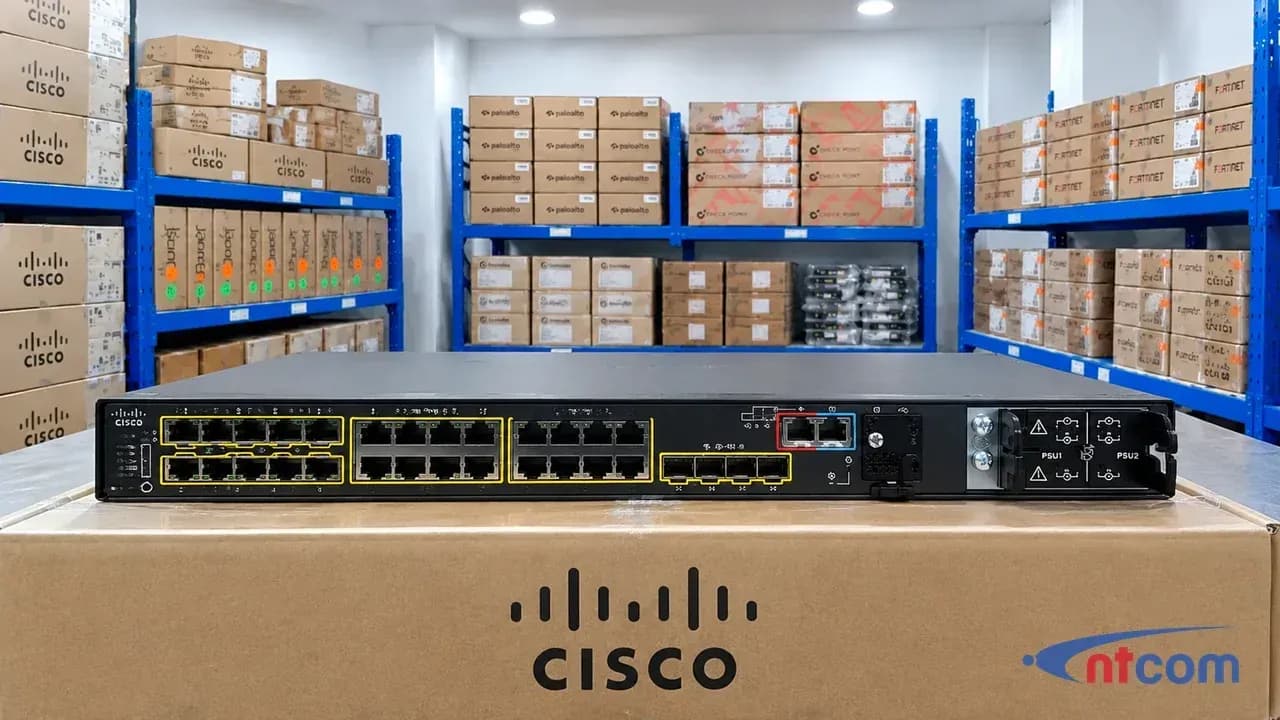 Cisco Catalyst IE-9310-16P8S4X-E tại văn phòng NTCOM (ảnh minh hoạ)