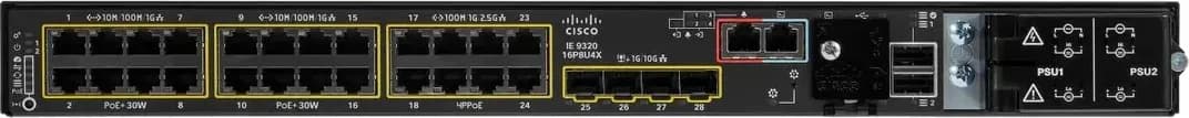 Cisco IE-9320-16P8U4X-A switch công nghiệp Layer 3 4PPoE 90W 10G