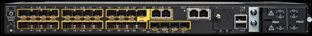 Cisco Catalyst IE-9320-26S2C-E switch công nghiệp Layer 3 24 cổng quang SFP, 4 uplink SFP 1G