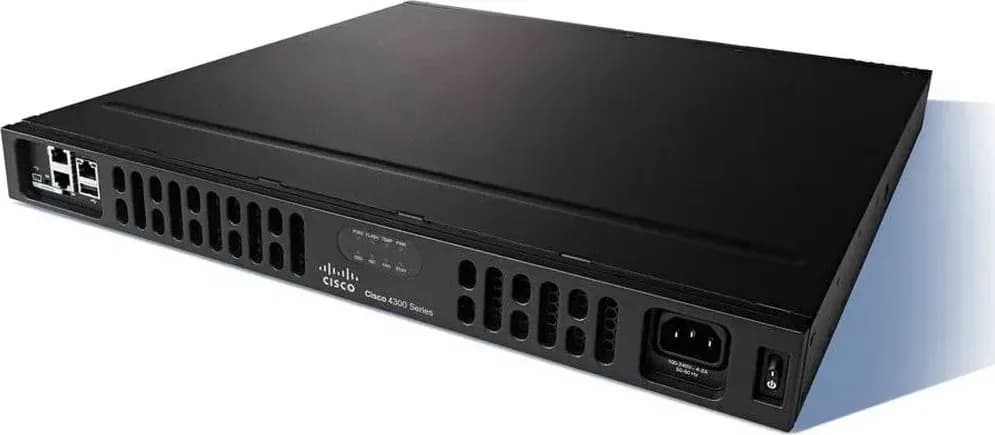 Cisco ISR4331/K9 router chi nhánh 1RU 3 cổng GE, 2 khe NIM, 1 SM-X