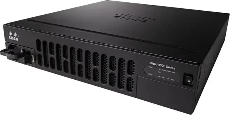 Cisco ISR4351/K9 mặt trước (mặt bezel)