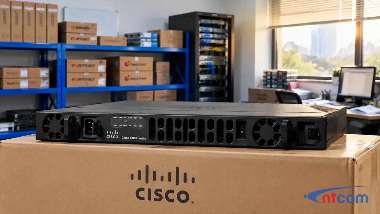 Cisco ISR4431/K9 tại văn phòng NTCOM, góc chụp thứ 2 (ảnh minh hoạ)