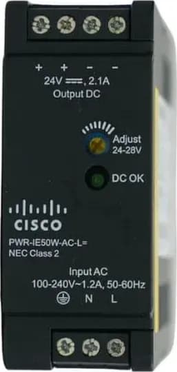 Cisco PWR-IE50W-AC-L bộ nguồn công nghiệp DIN-Rail 50W 24V