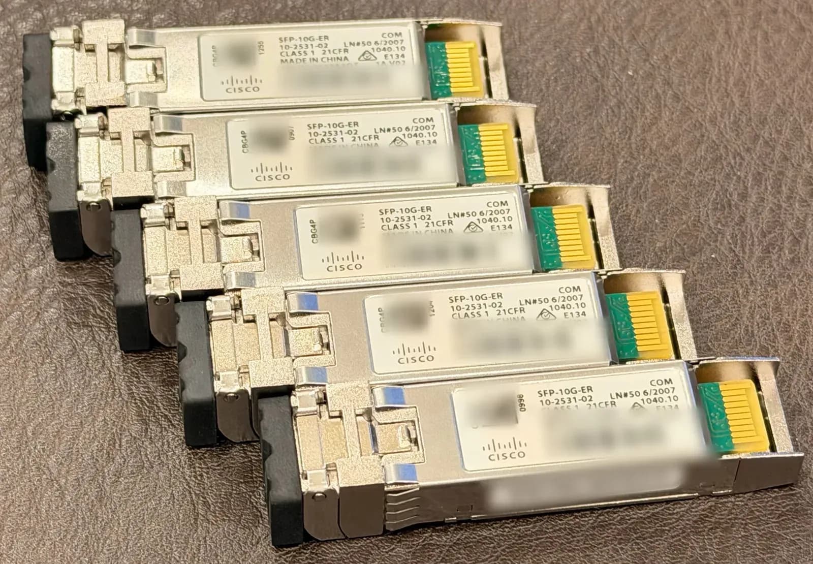 5 module Cisco SFP-10G-ER tại NTCOM (ảnh thật)