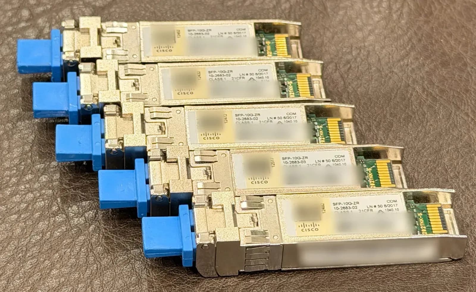 5 module Cisco SFP-10G-ZR tại NTCOM (ảnh thật)