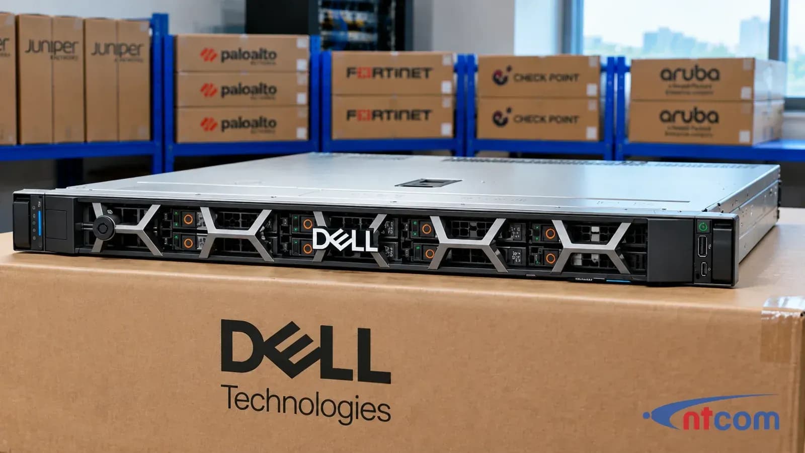 Dell PowerEdge R360 tại văn phòng NTCOM (ảnh minh hoạ)