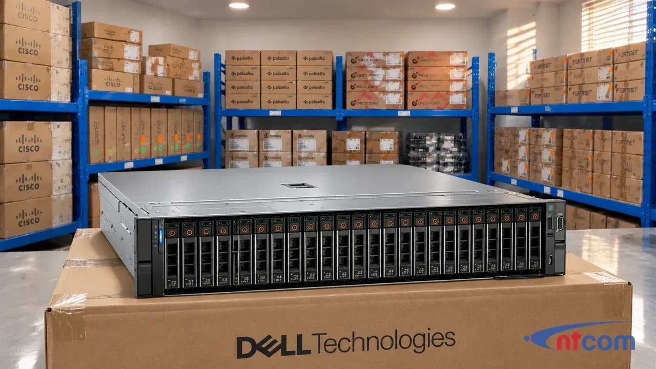 Ảnh minh hoạ Dell PowerEdge R760 tại phòng lab NTCOM
