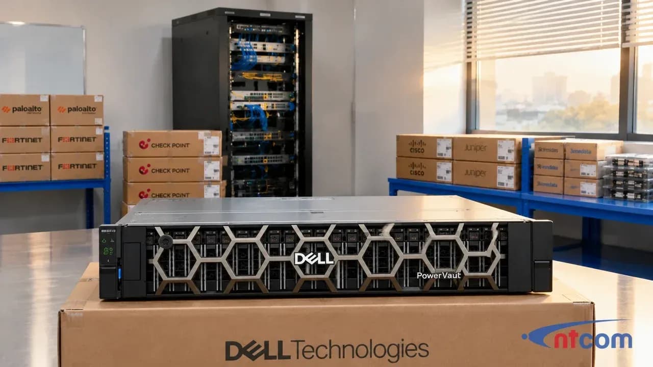 Ảnh minh hoạ Dell PowerVault ME5224 tại văn phòng NTCOM