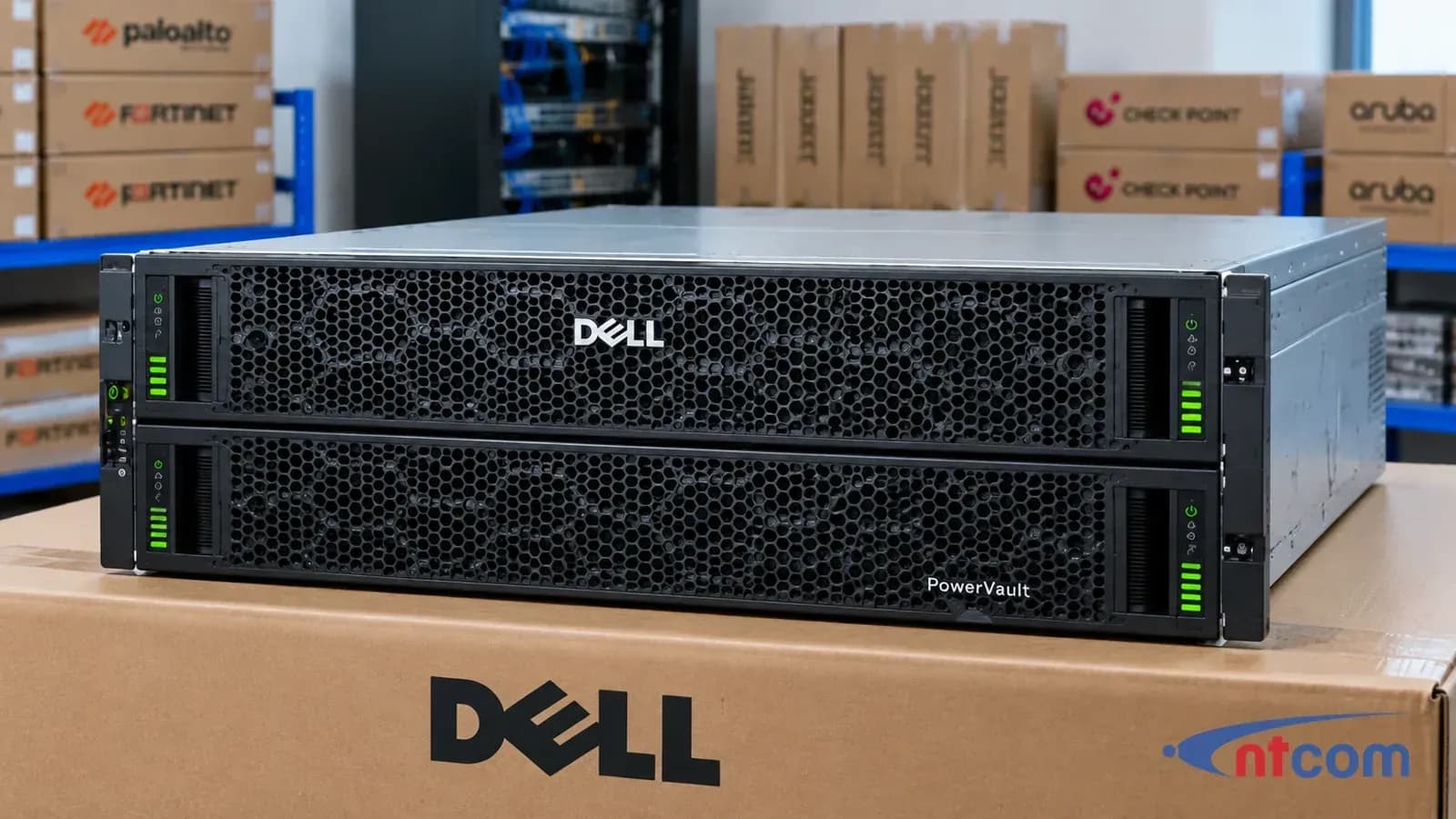 Ảnh minh hoạ Dell PowerVault ME5284 tại phòng lab NTCOM