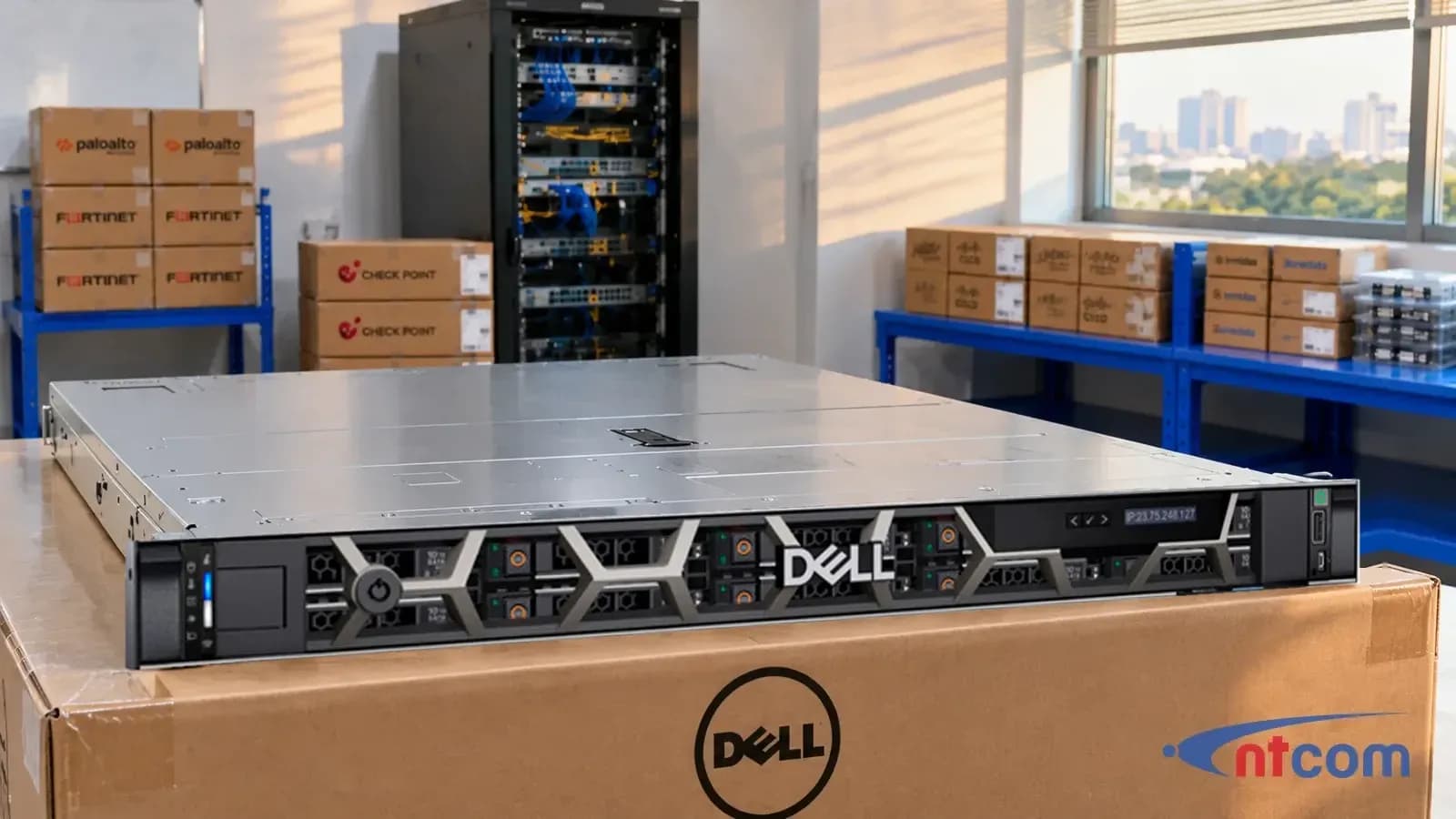 Dell Technologies PowerEdge R6625 tại văn phòng NTCOM (ảnh minh hoạ)