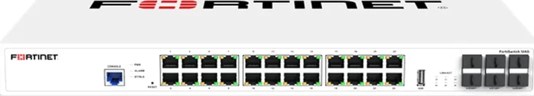 Fortinet FS-124G mặt trước