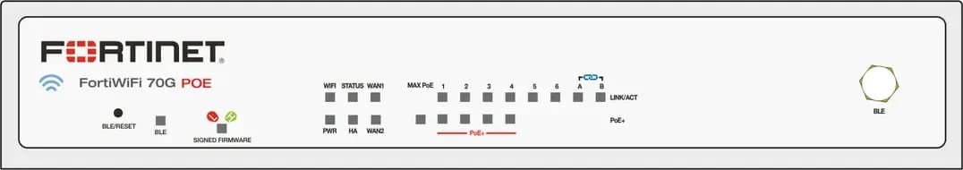Fortinet FortiWiFi 70G-POE mặt trước