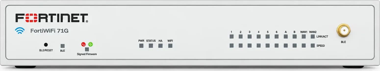 Hình vector mặt trước Fortinet FWF-71G (ảnh minh hoạ)