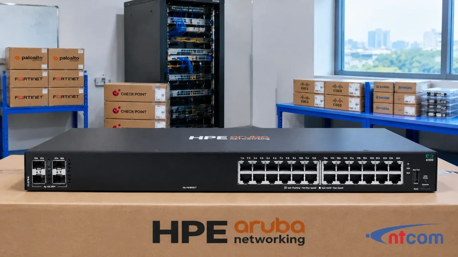 HPE JL678A tại văn phòng NTCOM (ảnh minh hoạ)