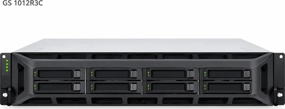 Hình vector mặt trước Infortrend GS 1012R3C (ảnh minh hoạ)