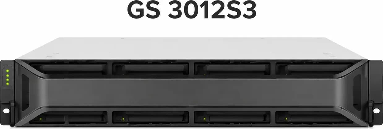 Hình vector mặt trước Infortrend GS 3012S3 (ảnh minh hoạ)