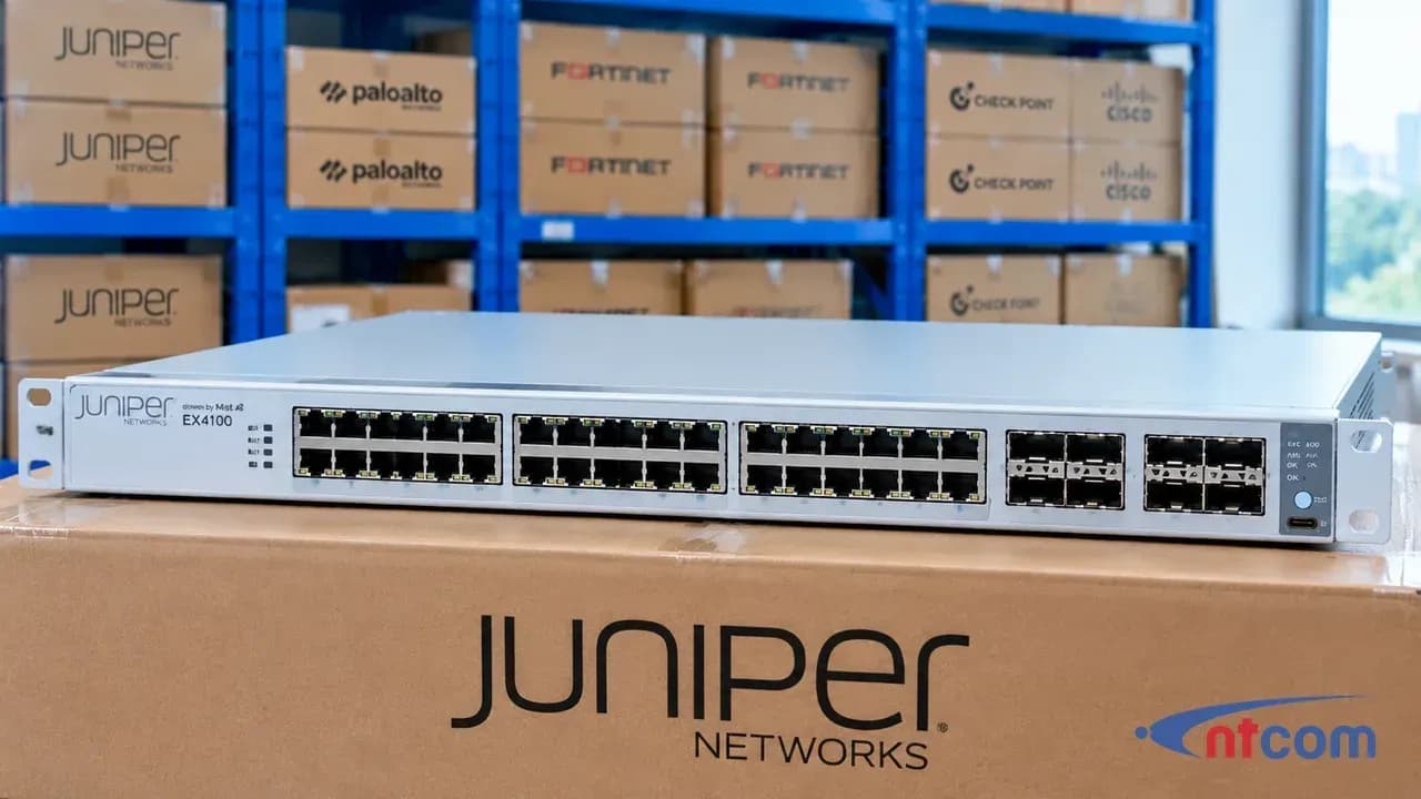 Juniper EX4100-48T-AFI tại văn phòng NTCOM (ảnh minh hoạ)