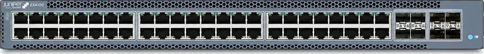 Hình vector mặt trước Juniper EX4100-48T (ảnh minh hoạ)