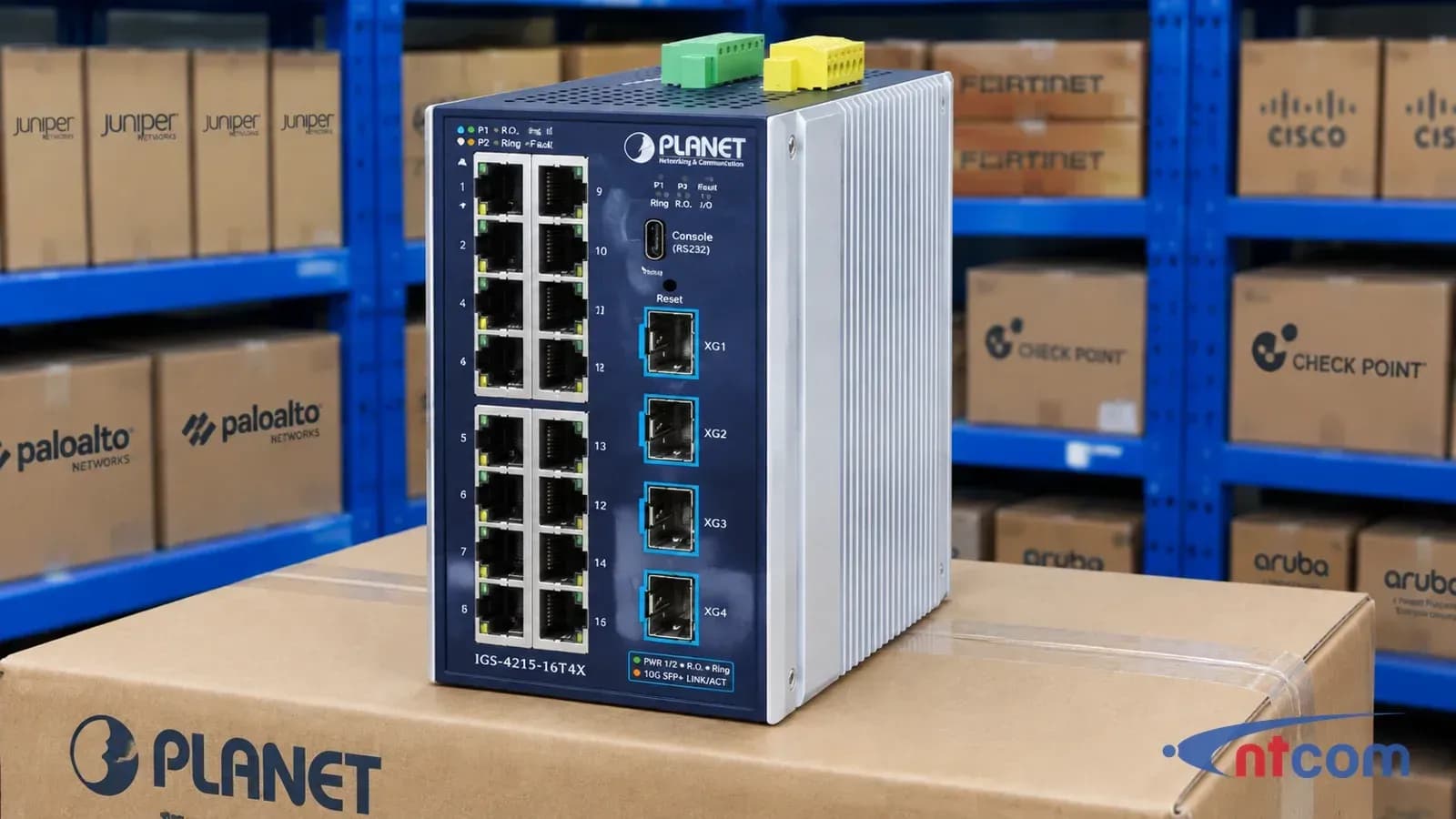 Ảnh minh hoạ PLANET IGS-4215-16T4X tại văn phòng NTCOM