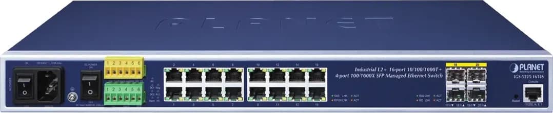 Switch công nghiệp PLANET IGS-5225-16T4S 16 cổng Gigabit và 4 cổng SFP