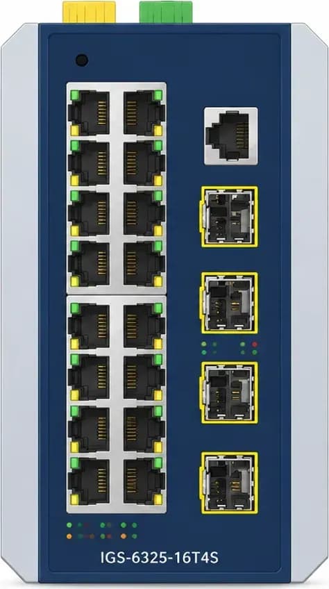 Hình vector mặt trước PLANET IGS-6325-16T4S (ảnh minh hoạ)