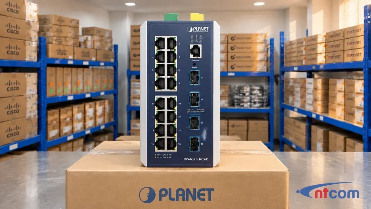 Ảnh minh hoạ PLANET IGS-6325-16T4X tại văn phòng NTCOM