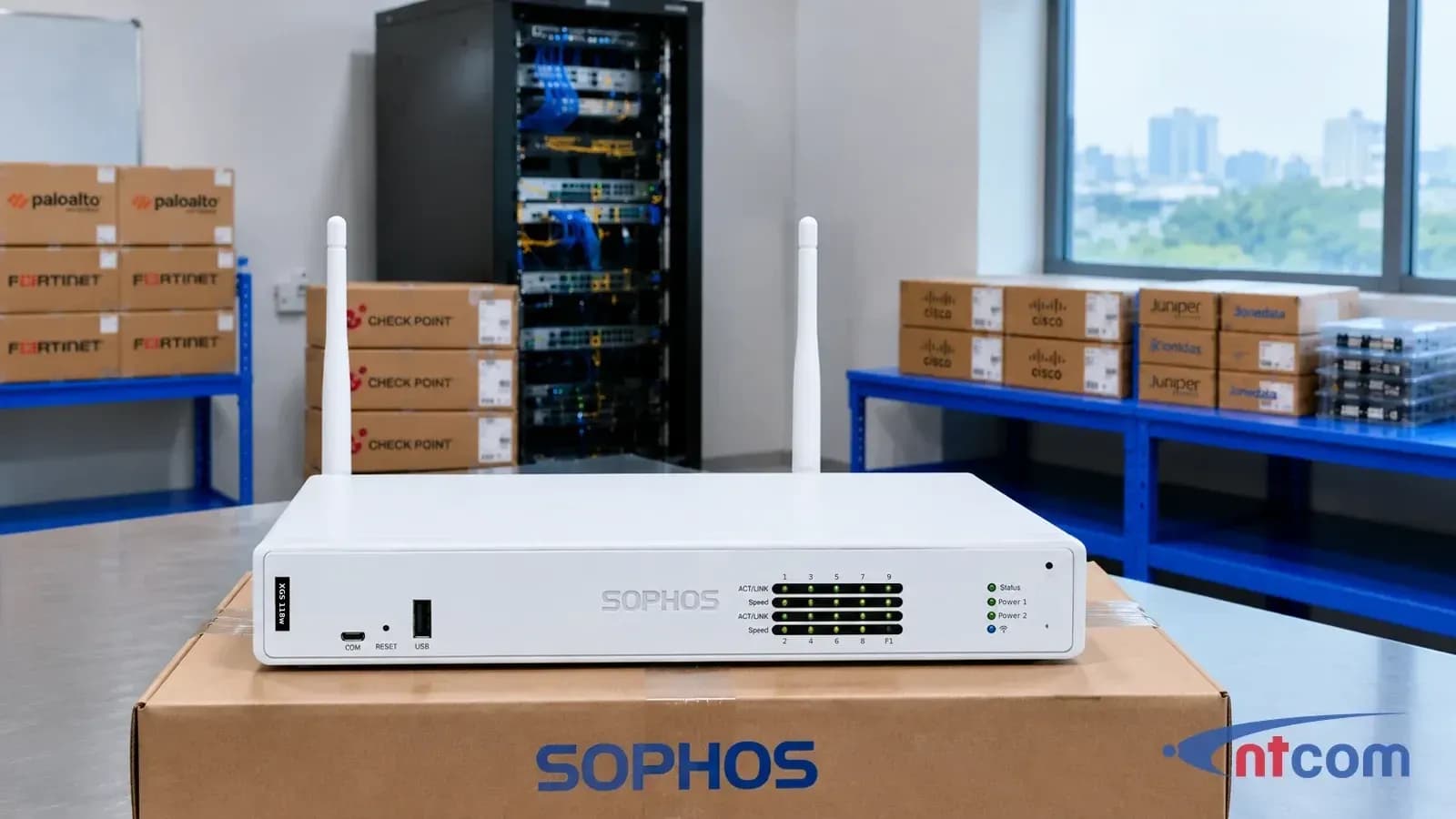 Sophos XGS 118w tại kho NTCOM (ảnh minh hoạ)