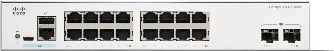 Cisco Catalyst C1200-16T-2G switch thông minh 16 cổng Gigabit, 2 uplink SFP 1G