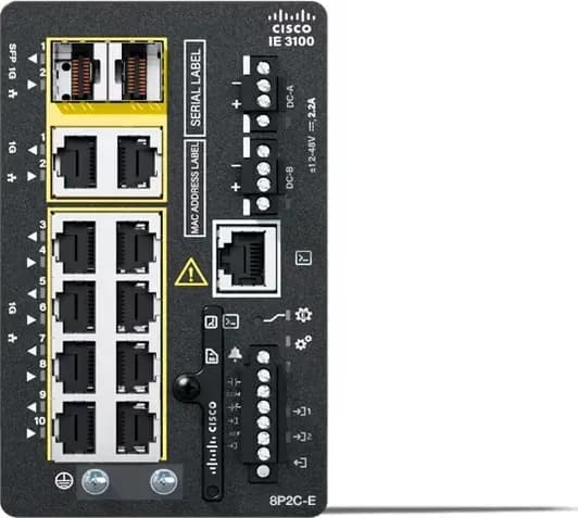 Cisco IE-3100-8P2C-E switch công nghiệp DIN-rail 8 PoE+ 2 Combo
