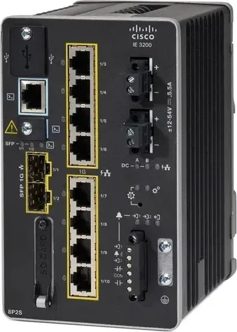 Cisco IE-3200-8P2S-E switch công nghiệp DIN-rail 10 cổng PoE+ 240W