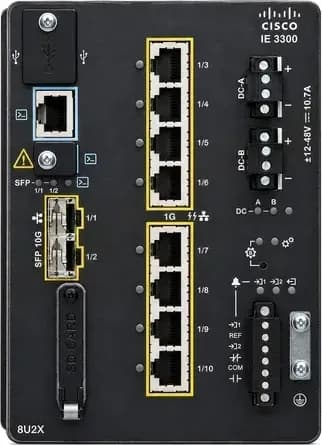 Cisco IE-3300-8U2X-E switch công nghiệp Layer 3 4PPoE 480W 10G
