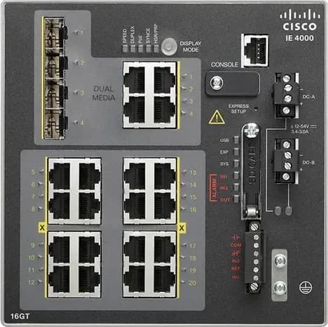 Cisco IE-4000-16GT4G-E mặt trước