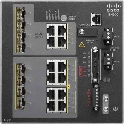 Cisco IE-4000-4S8P4G-E switch công nghiệp 8 PoE+, 4 SFP FE (EoS)